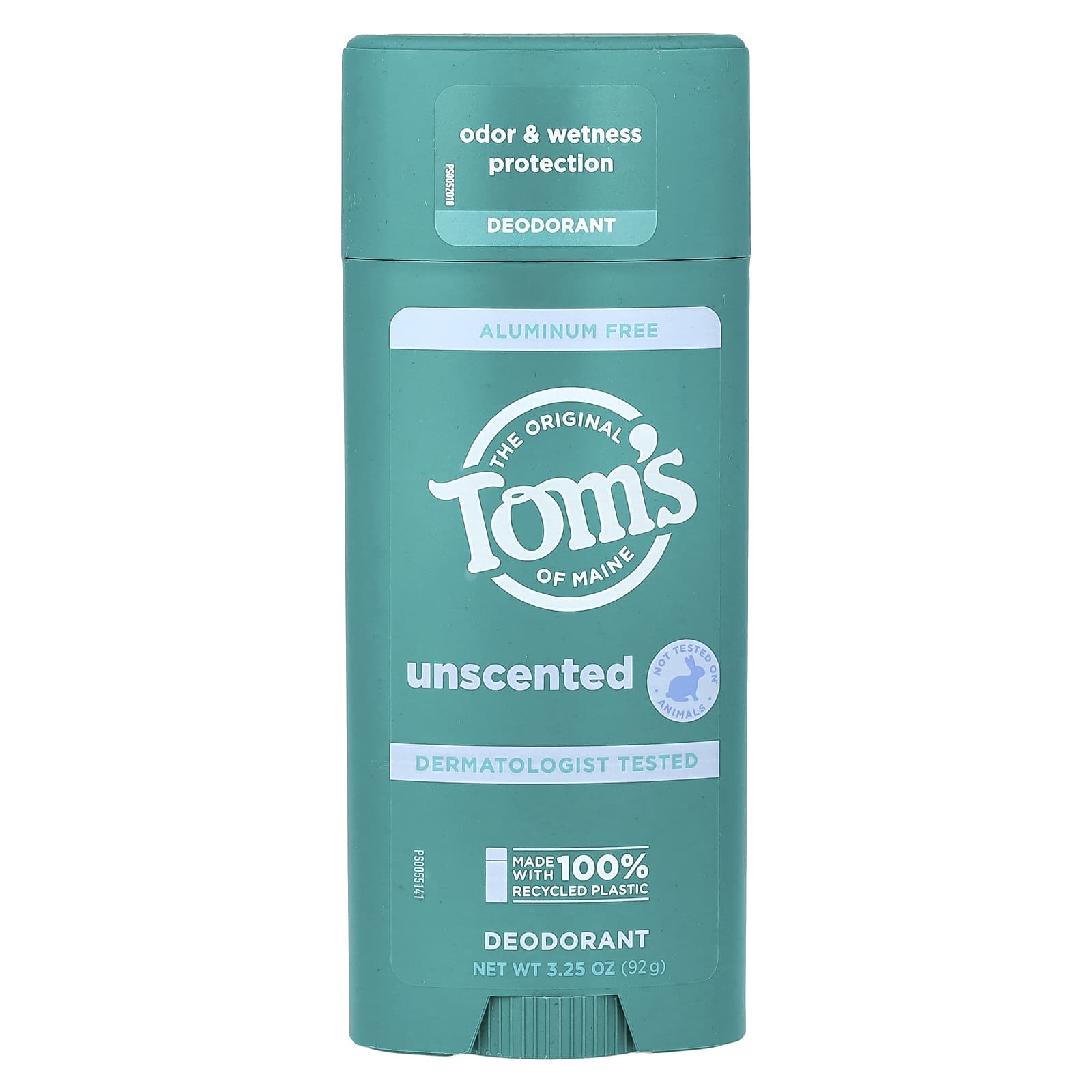 Tom's of Maine, Aluminum Free Deodorant, Unscented, 3.25 oz (92 g) - Image 1