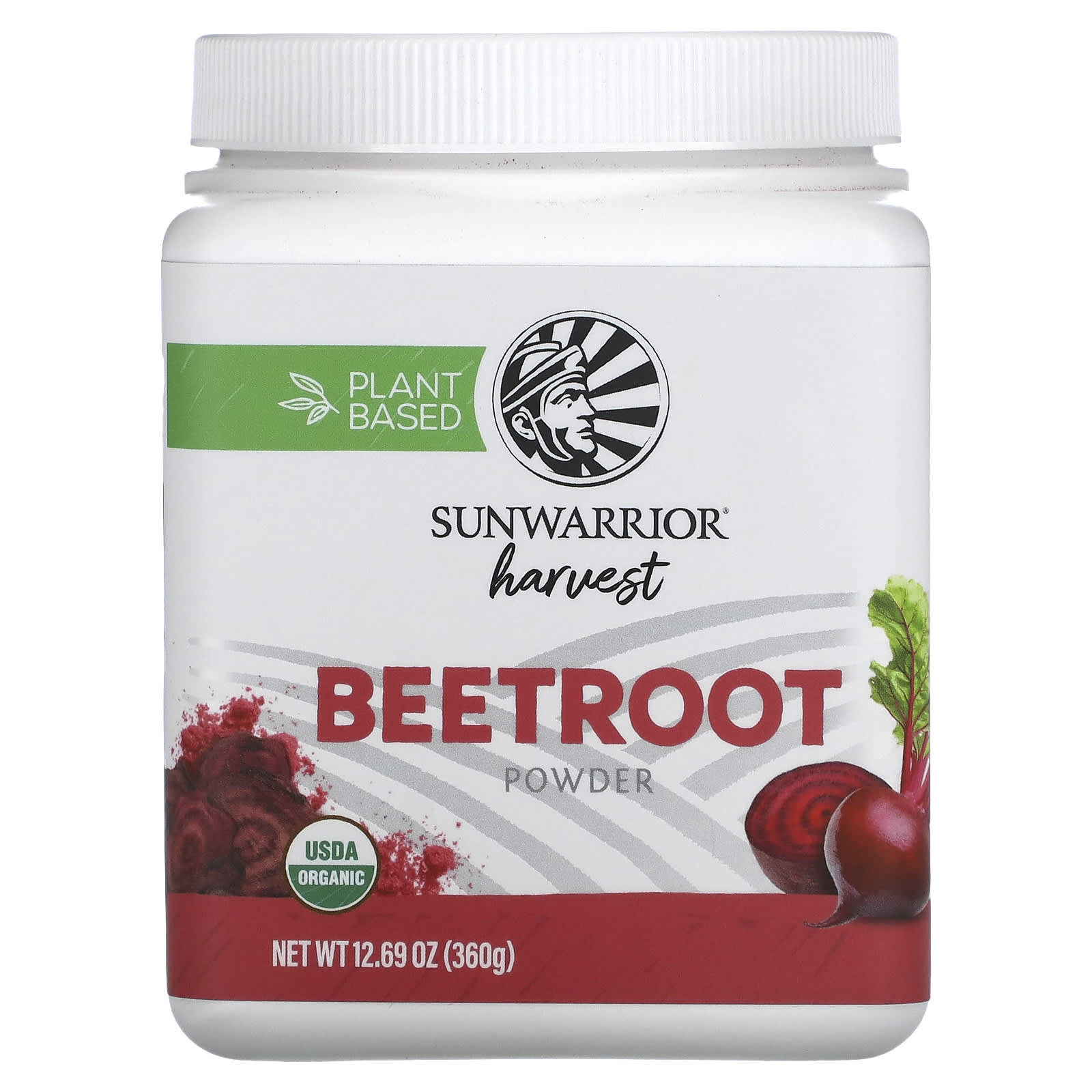 Sunwarrior, Harvest, Beetroot Powder, 12.69 oz (360 g) - Image 1