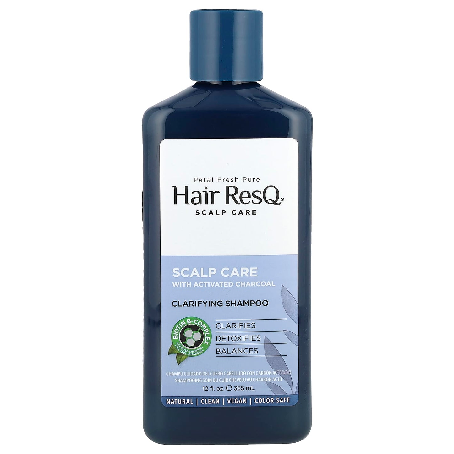 Petal Fresh, Hair ResQ®, Clarifying Shampoo, Scalp Care with Activated Charcoal, 12 fl oz (355 ml) - Image 1