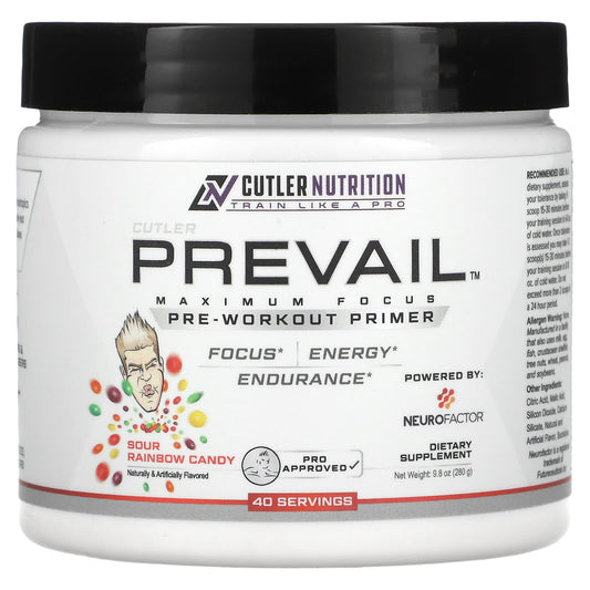 Cutler Nutrition Prevail Pre-Workout Primer for Maximum Energy & Focus - Image 1