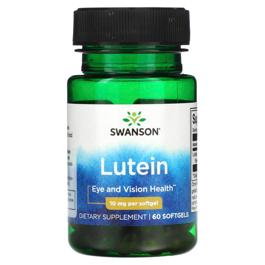 Swanson, Lutein, 10 mg, 60 Softgels - Image 1