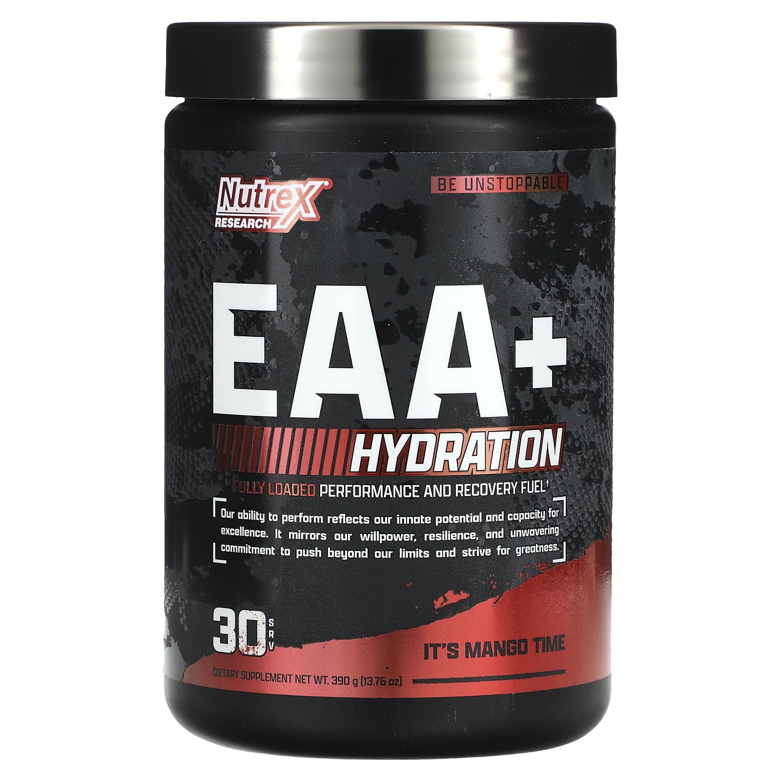 Nutrex Research, EAA+ Hydration, It's Mango Time, 13.76 oz (390 g) - Image 1