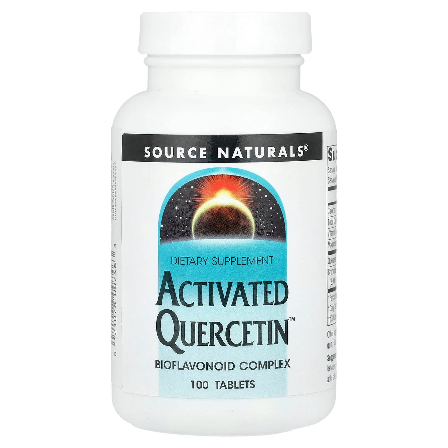 Source Naturals, Activated Quercetin™, Bioflavonoid Complex, 100 Tablets - Image 1