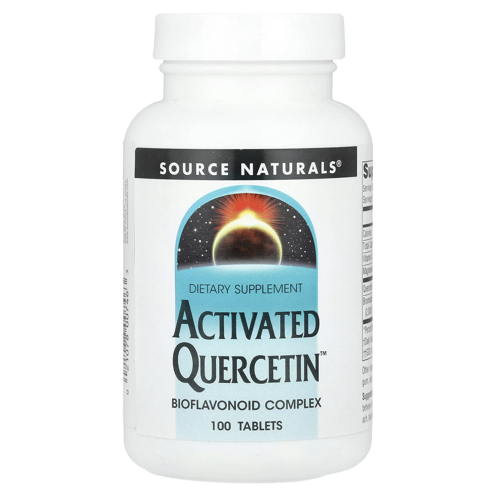 Source Naturals, Activated Quercetin™, Bioflavonoid Complex, 100 Tablets - Image 1