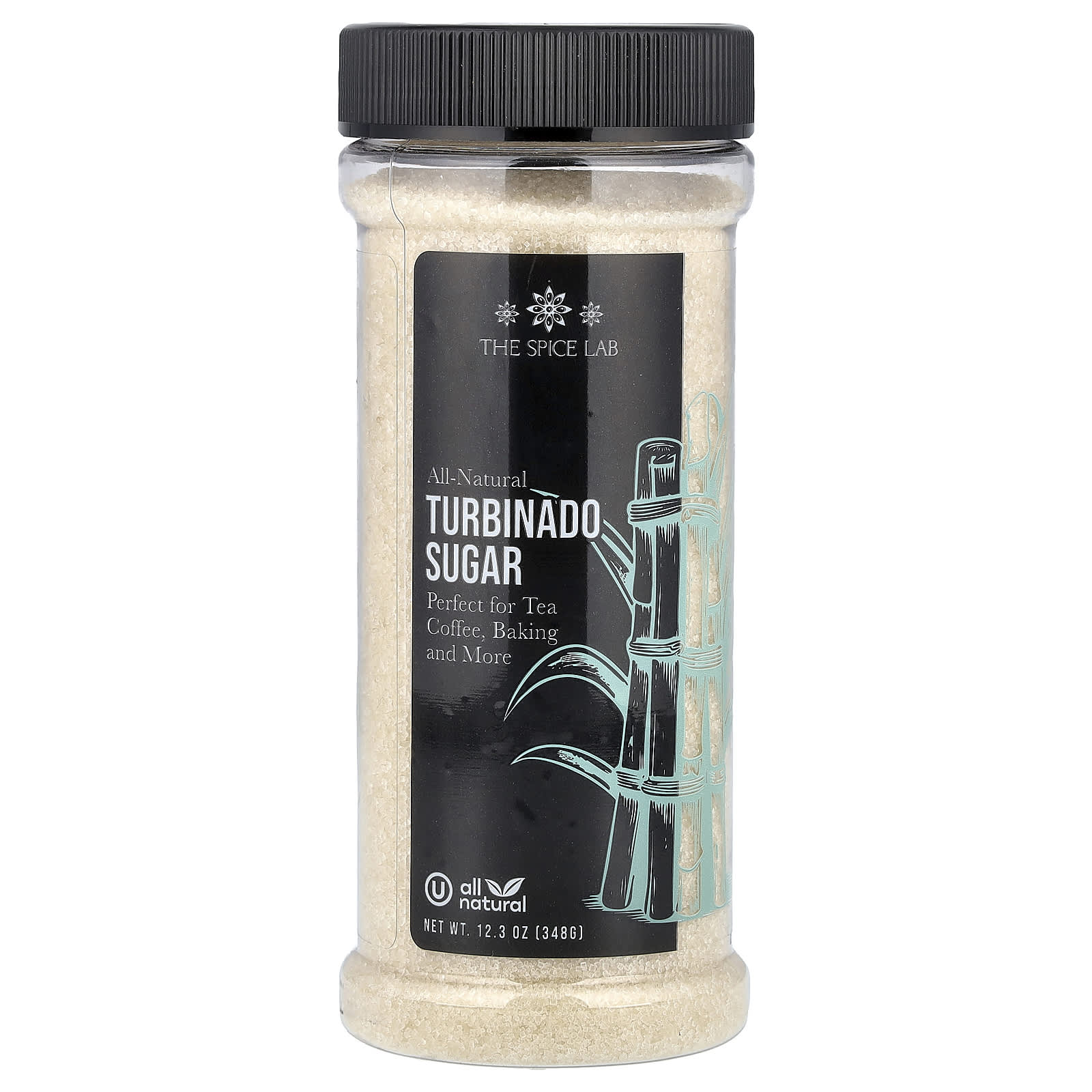 The Spice Lab, Turbinado Sugar, 12.3 oz (348 g) - Image 1