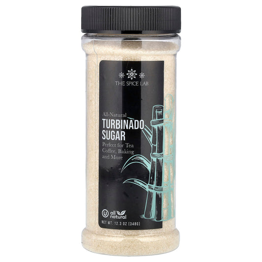 The Spice Lab, Turbinado Sugar, 12.3 oz (348 g) - Image 1