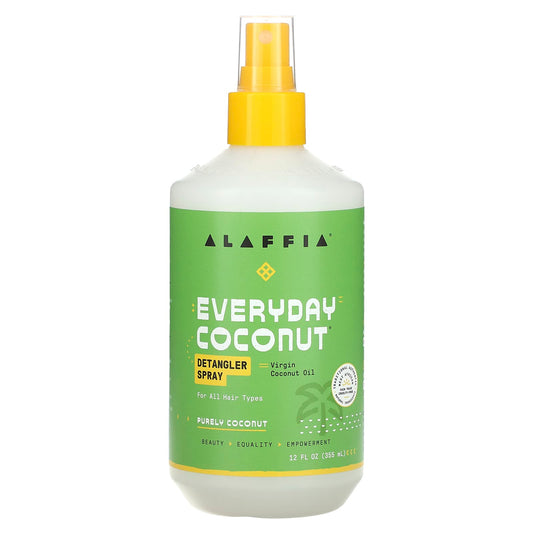 Alaffia Coconut Detangler Spray for All Hair Types - 12 fl oz - Image 1