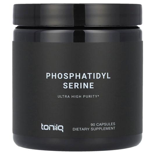 Toniiq, Phosphatidyl Serine, 90 Capsules (200 mg per Capsule) - Image 1