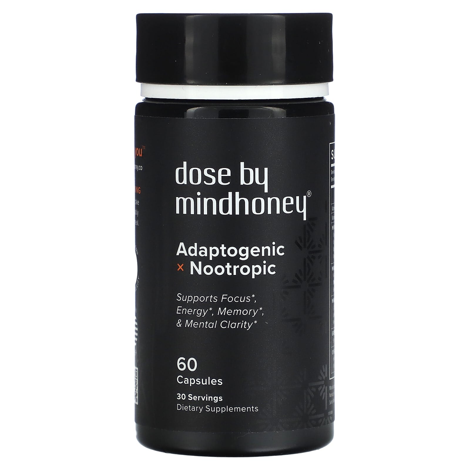 Mindhoney, Dose, Adaptogenic Nootropic, 60 Capsules - Image 1