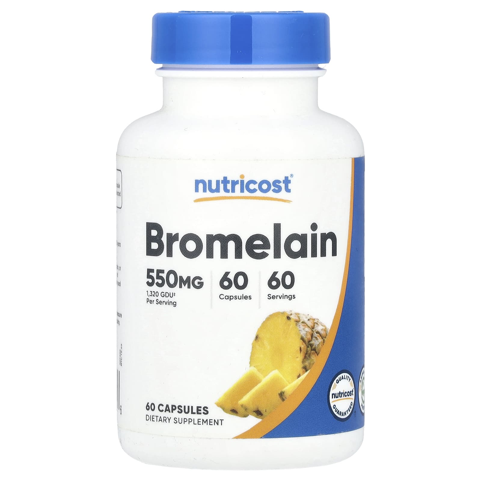 Nutricost, Bromelain, 550 mg , 60 Capsules - Image 1