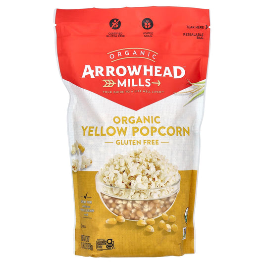 Certified Organic Yellow Popcorn - 28 oz | Gluten Free & Non-GMO - Image 1