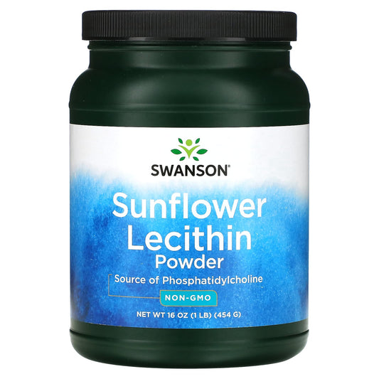 Swanson, Sunflower Lecithin Powder, 1 lb (454 g) - Image 1