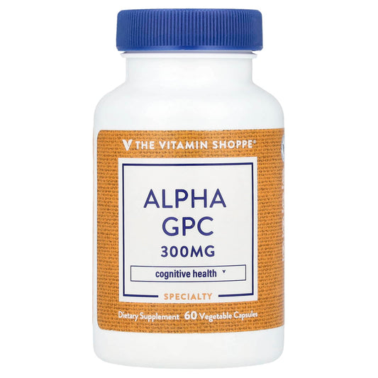 The Vitamin Shoppe, Alpha GPC, 300 mg, 60 Vegetable Capsules - Image 1