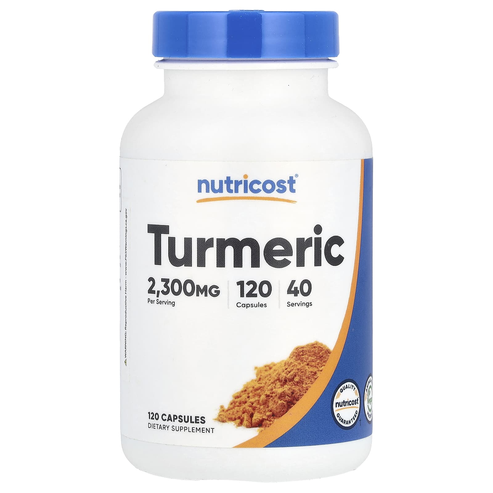 Nutricost, Turmeric, 120 Capsules - Image 1