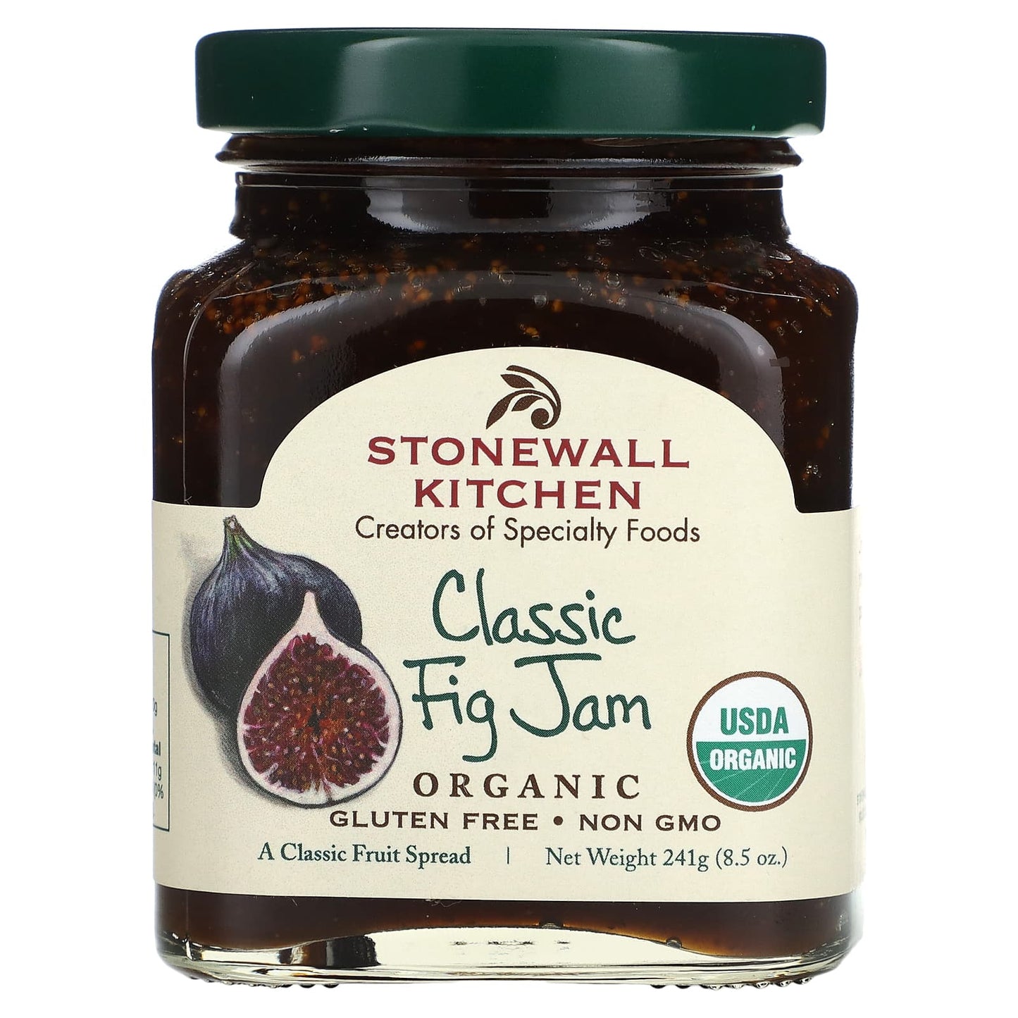 Stonewall Kitchen, Organic Classic Fig Jam, 8.5 oz (241 g) - Image 1