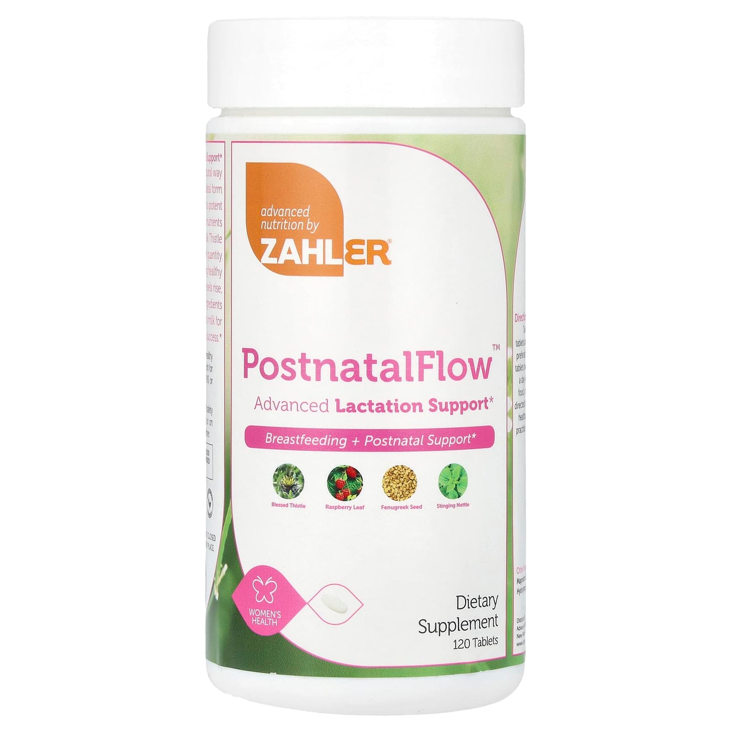Zahler, Postnatal Flow™, 120 Tablets - Image 1