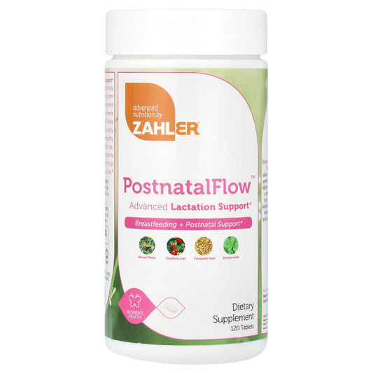 Zahler, Postnatal Flow™, 120 Tablets - Image 1