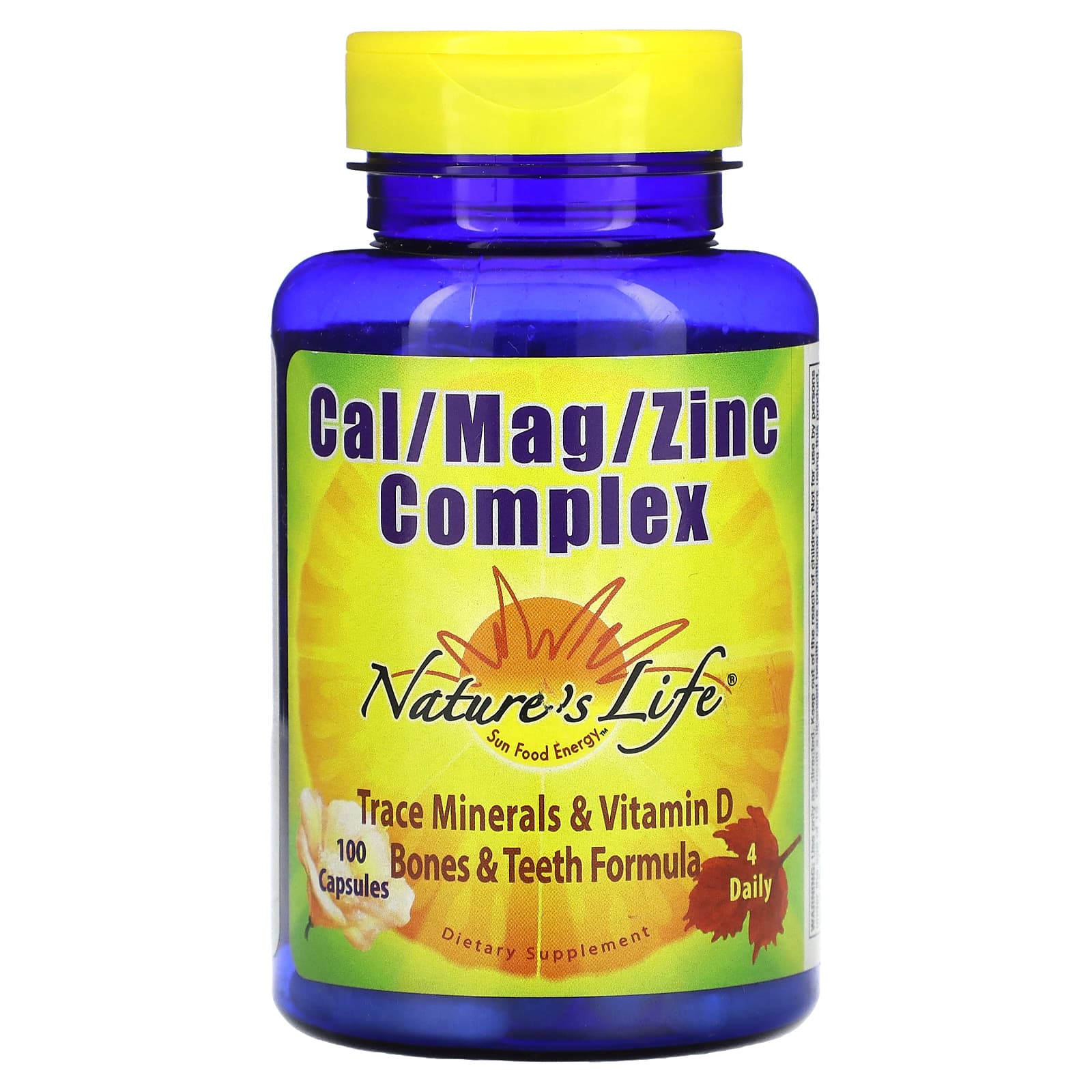 Nature's Life, Cal/Mag/Zinc Complex , 100 Capsules - Image 1