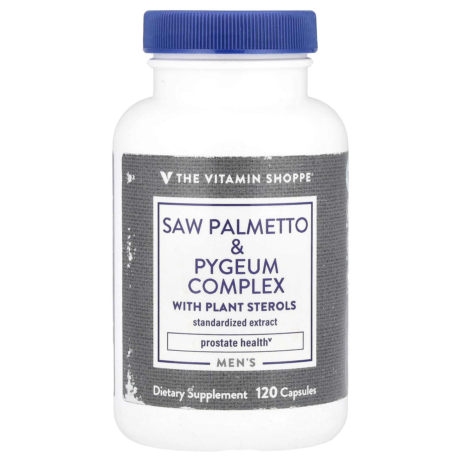 The Vitamin Shoppe, Men's Saw Palmetto & Pygeum Complex With Plant Sterols, 120 Capsules - Image 1