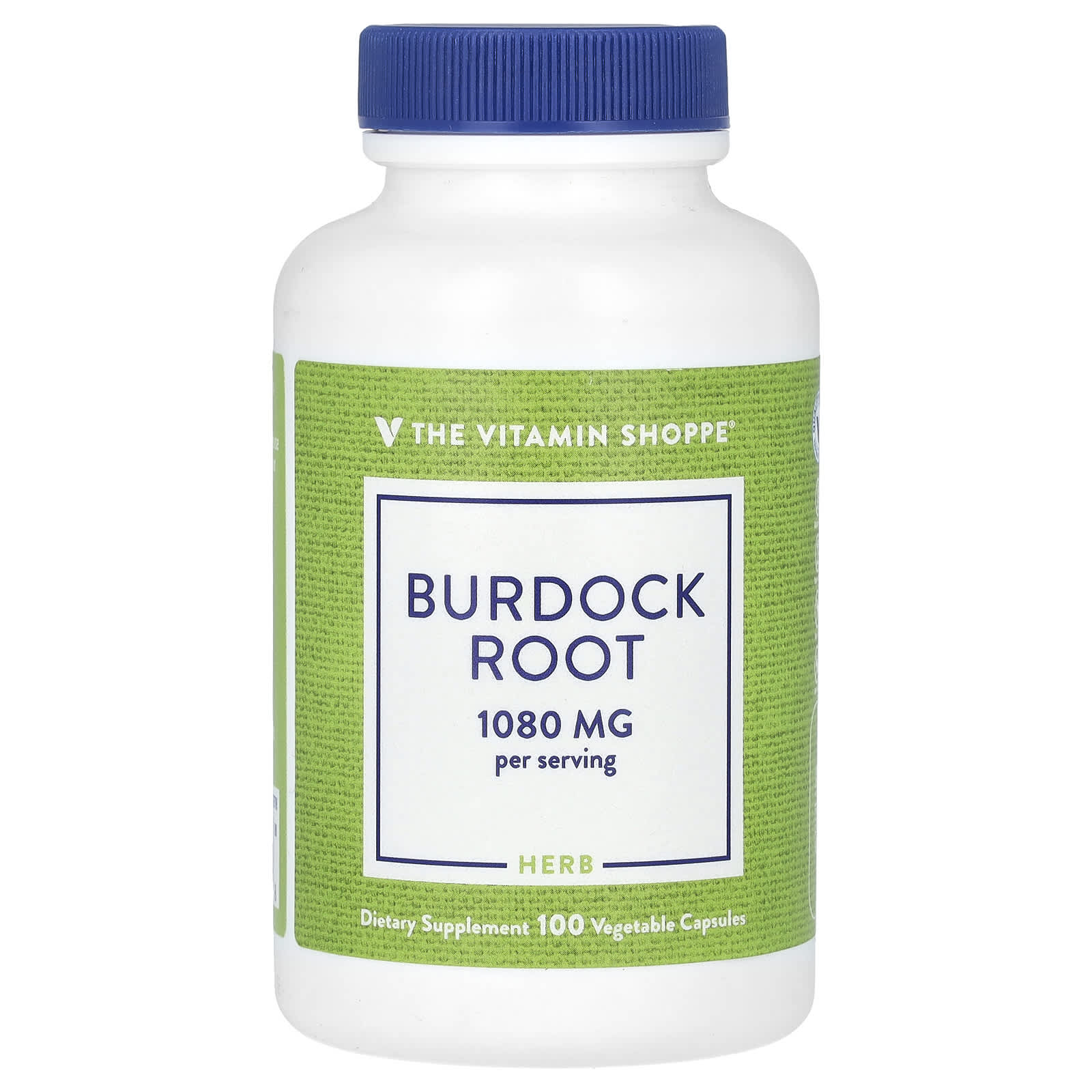 The Vitamin Shoppe, Burdock Root, 100 Vegetable Capsules (540 mg per Capsule) - Image 1