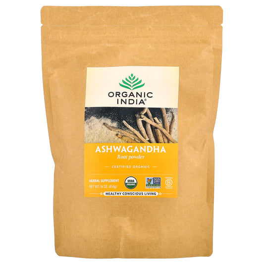 Organic India, Ashwagandha Root Powder, 16 oz (454 g) - Image 1