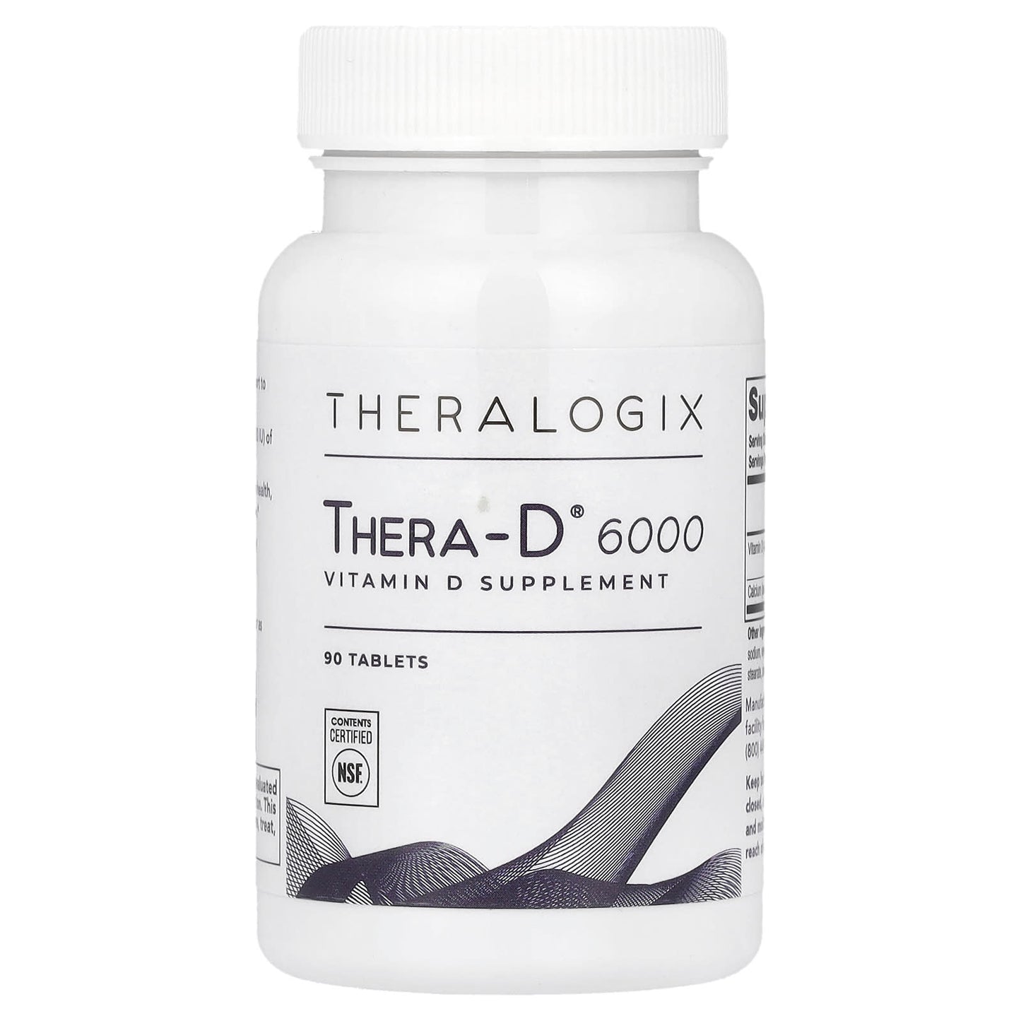 Theralogix, Thera-D 6000, 90 Tablets - Image 1