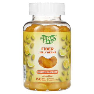 Fiber Jelly Beans by Human Beanz - Lemon Blast, 150 Pieces