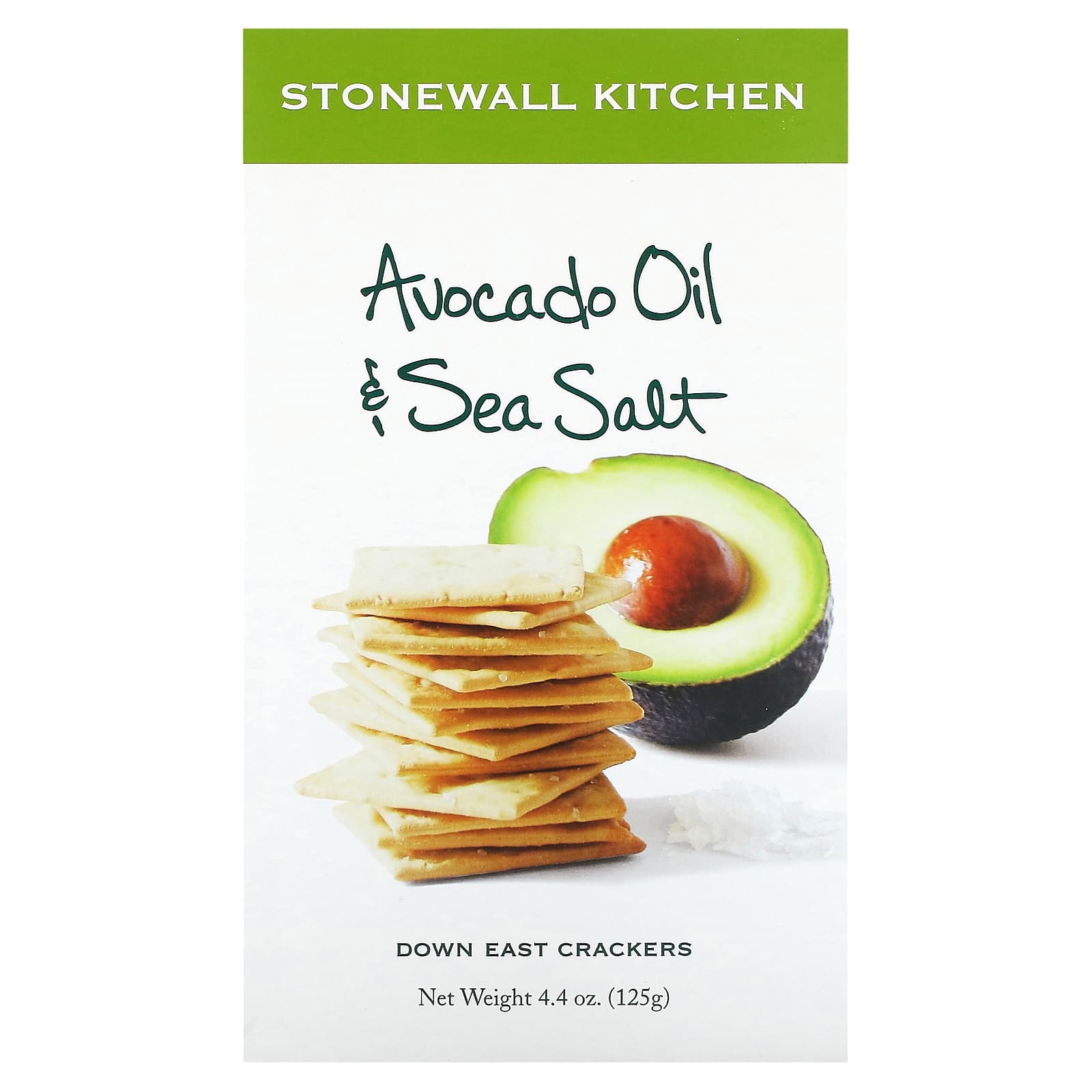 Stonewall Kitchen, Down East Crackers, Avocado Oil & Sea Salt, 4.4 oz (125 g) - Image 1