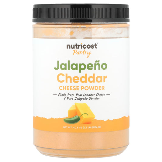 Nutricost, Pantry, Jalapeno Cheddar Cheese Powder, 40.5 oz (1,134 g) - Image 1