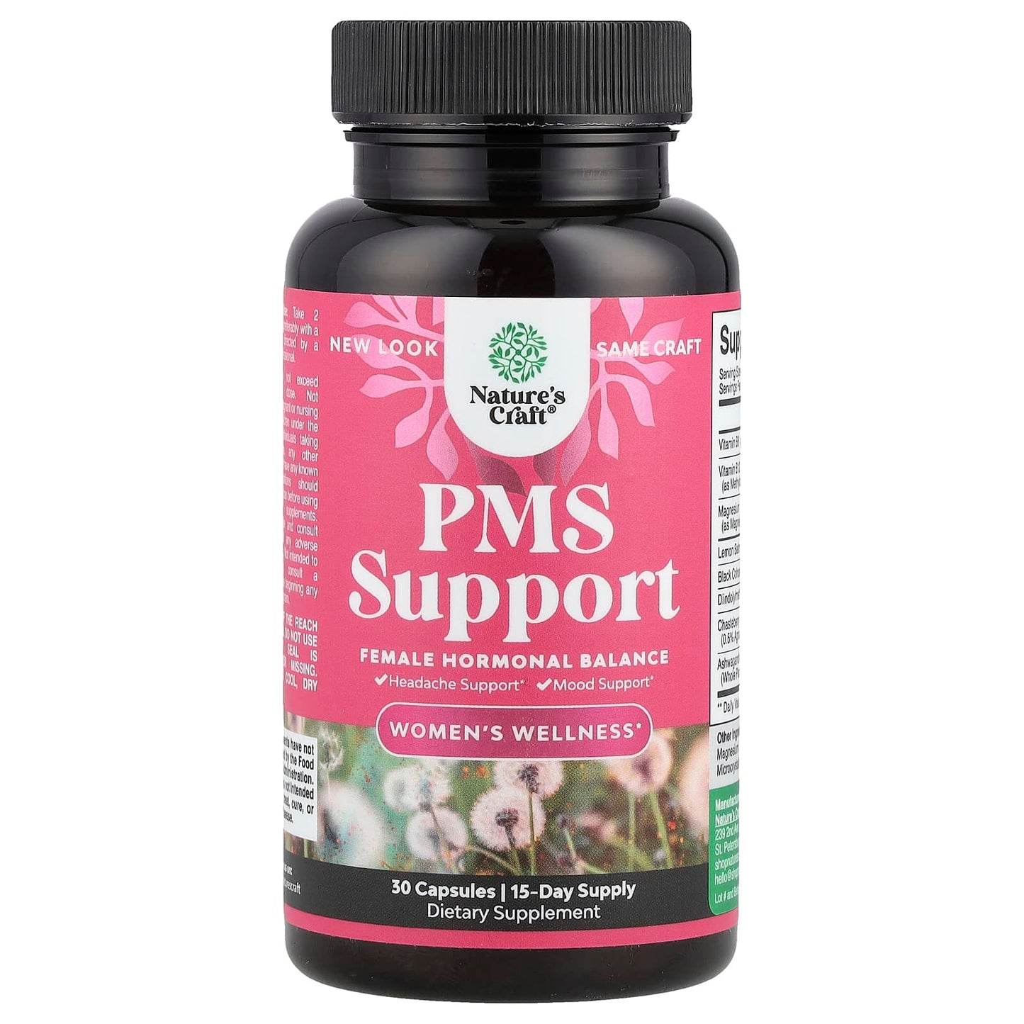 Nature's Craft, Women's Wellness, PMS Support, 30 Capsules - Image 1