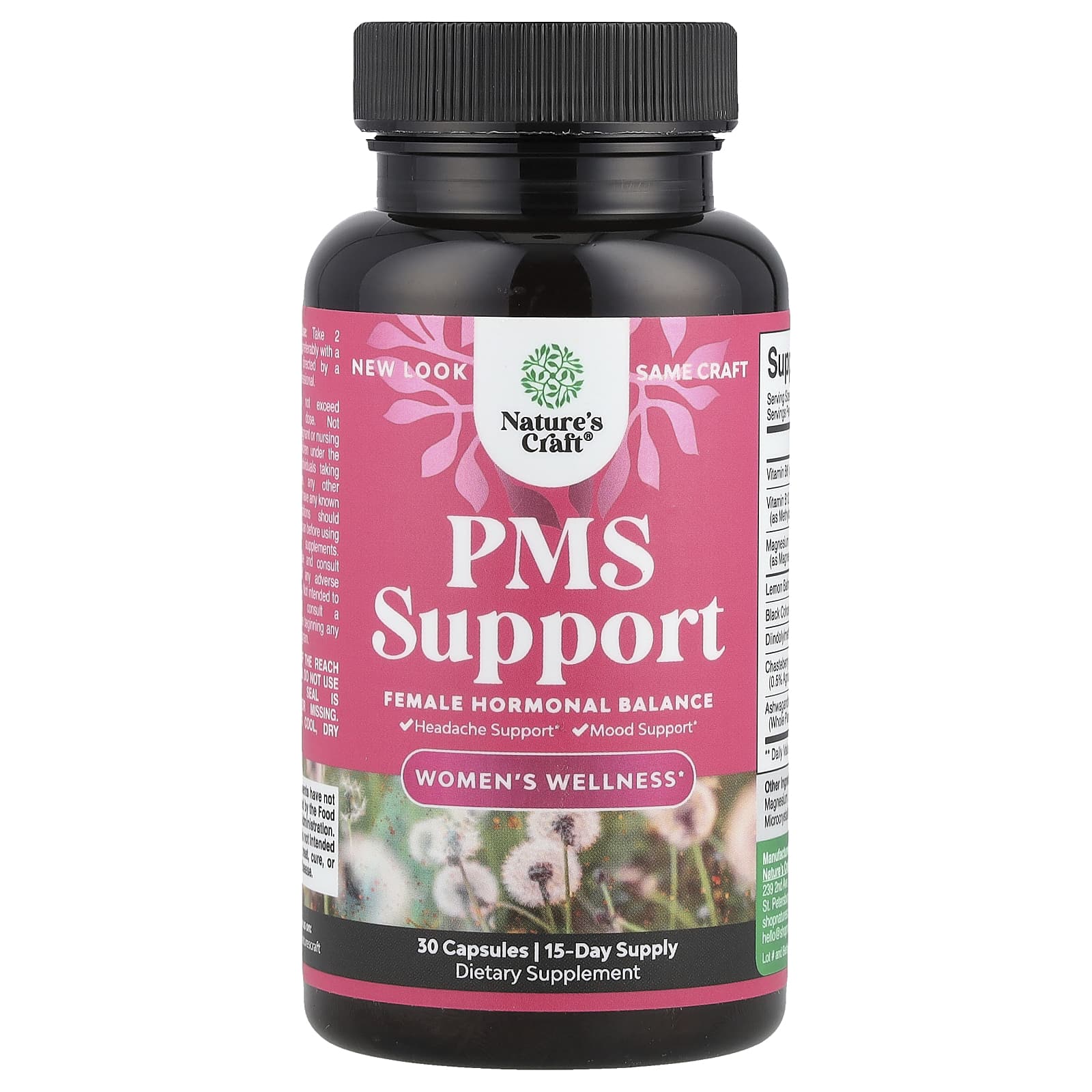 Nature's Craft, Women's Wellness, PMS Support, 30 Capsules - Image 1