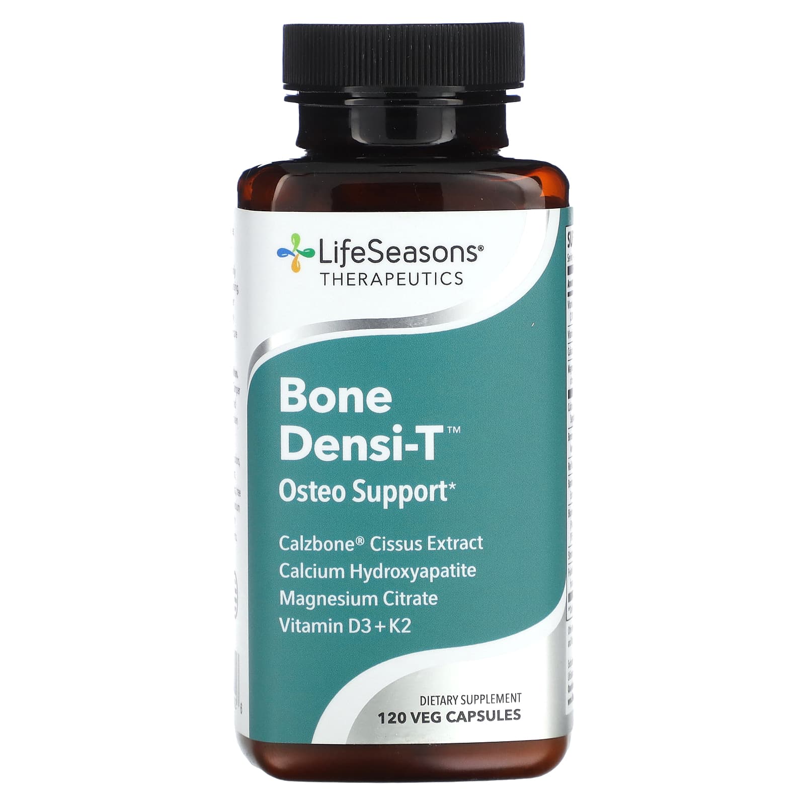 LifeSeasons, Bone Densi-T, Osteo Support, 120 Veg Capsules - Image 1