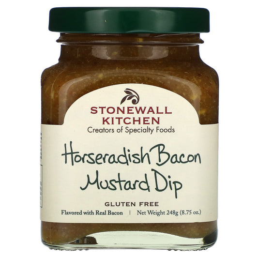 Stonewall Kitchen, Horseradish Bacon Mustard Dip, 8.75 oz (248 g) - Image 1