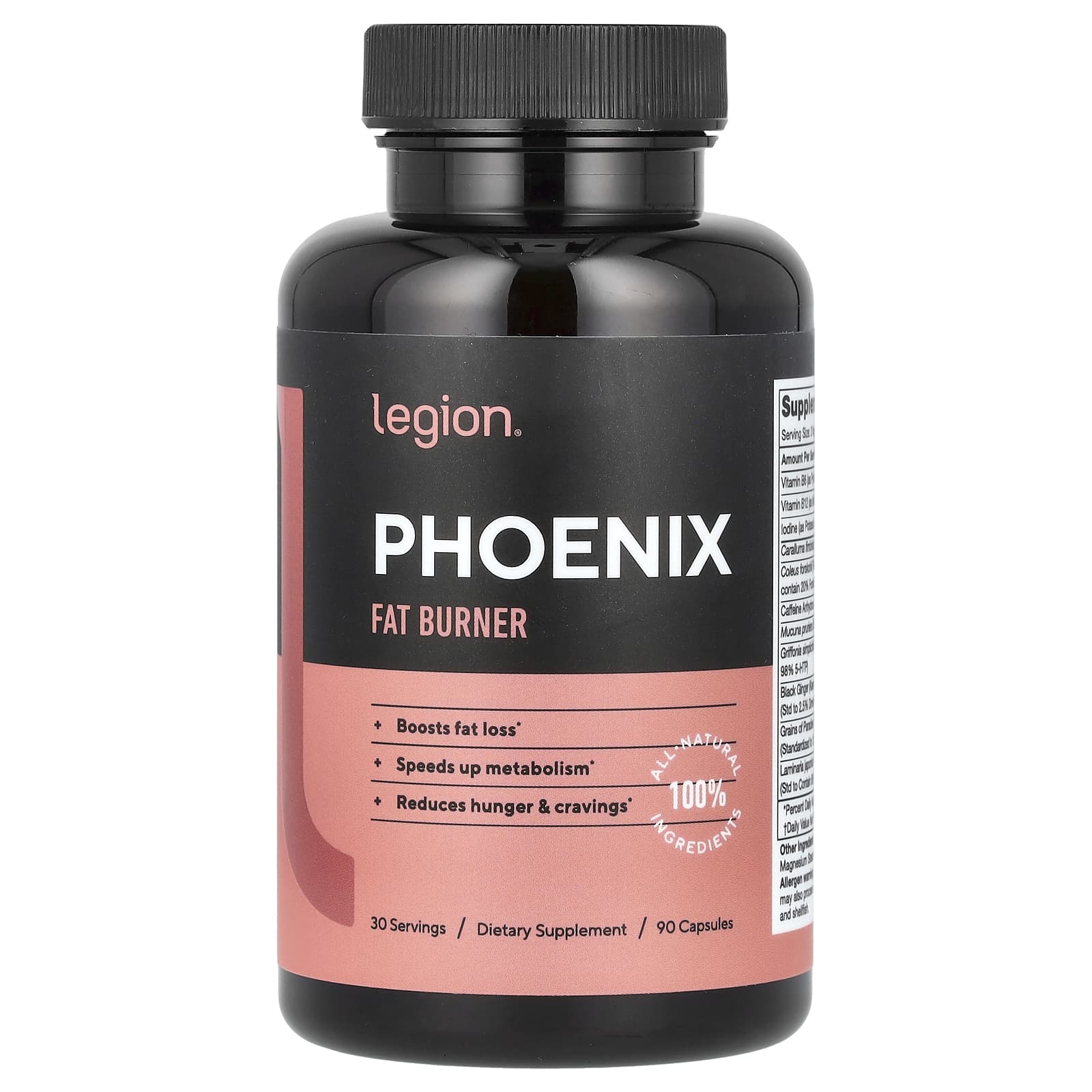 Legion Athletics, Phoenix, Fat Burner, 90 Capsules - Image 1