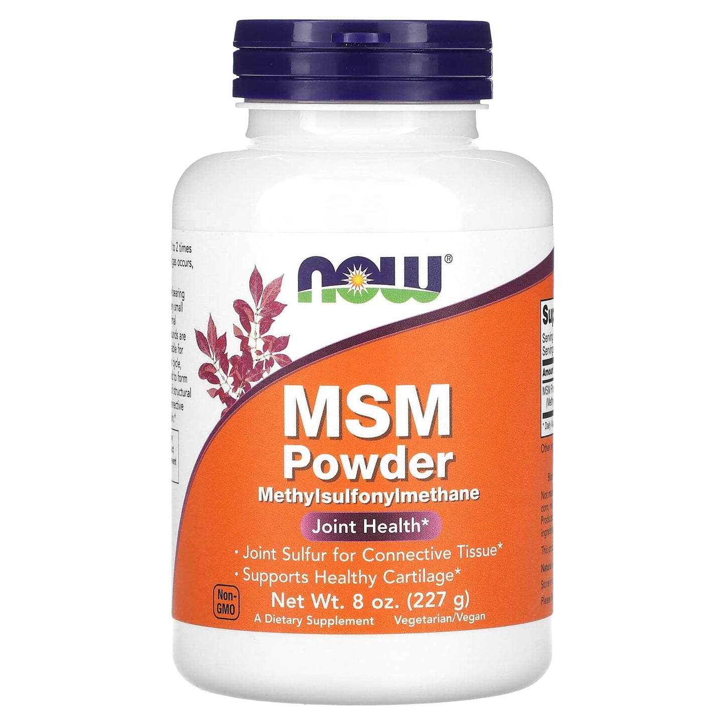 NOW Foods, MSM Powder, 8 oz (227 g) - Image 1