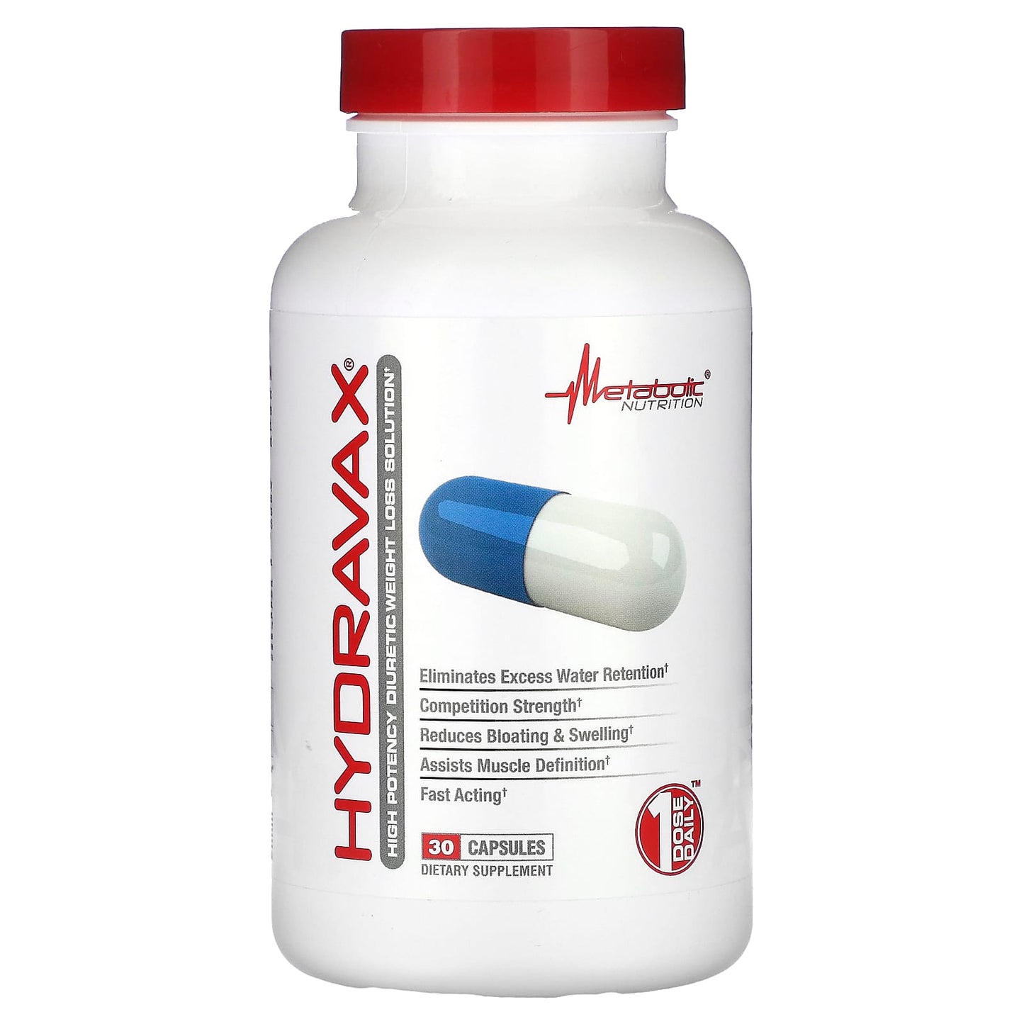 Metabolic Nutrition, Hydravax, 30 Capsules - Image 1