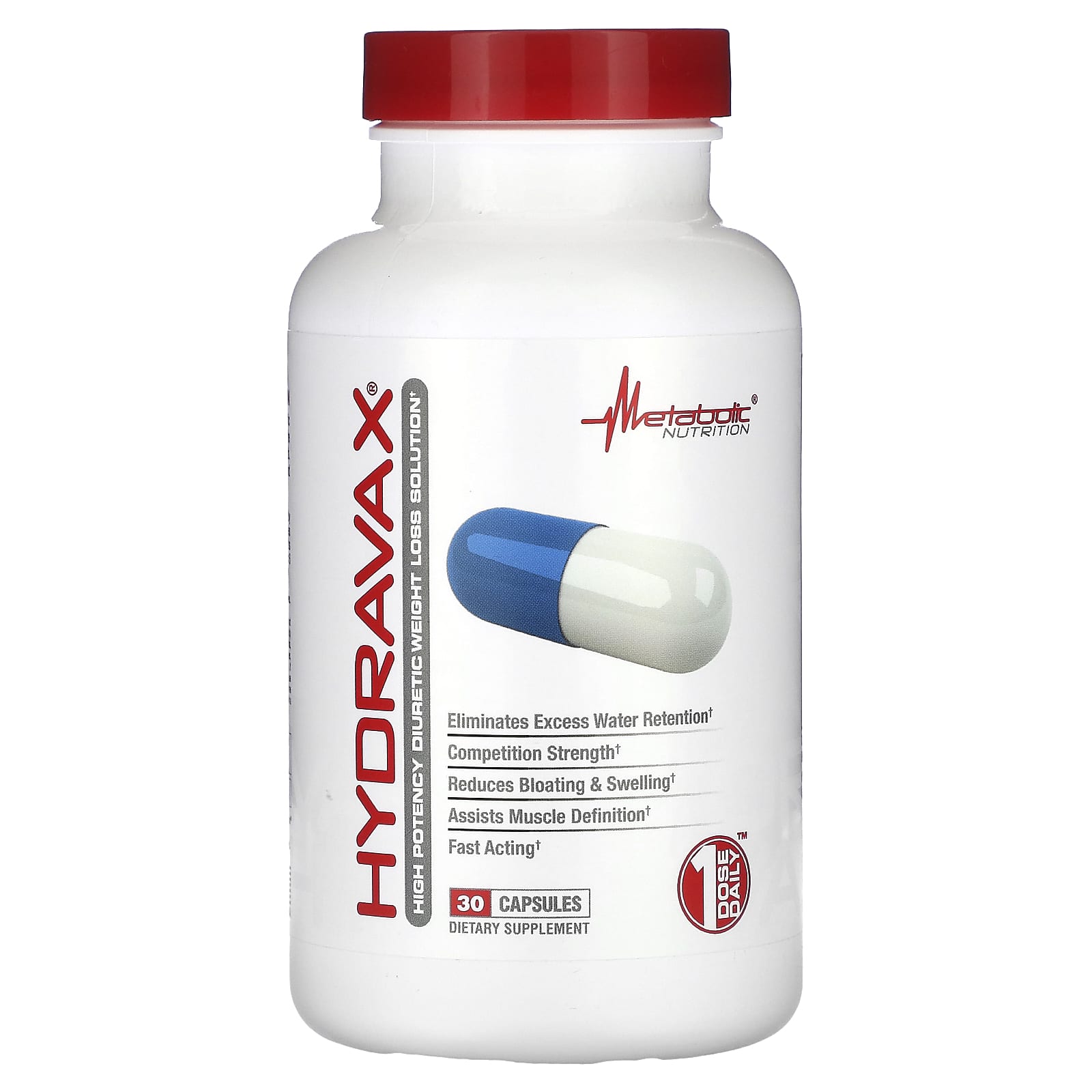 Metabolic Nutrition, Hydravax, 30 Capsules - Image 1