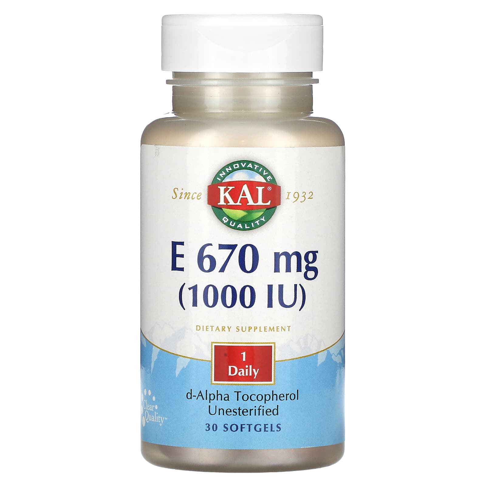 Vitamin E 670mg Softgels for Immune Support - Image 1