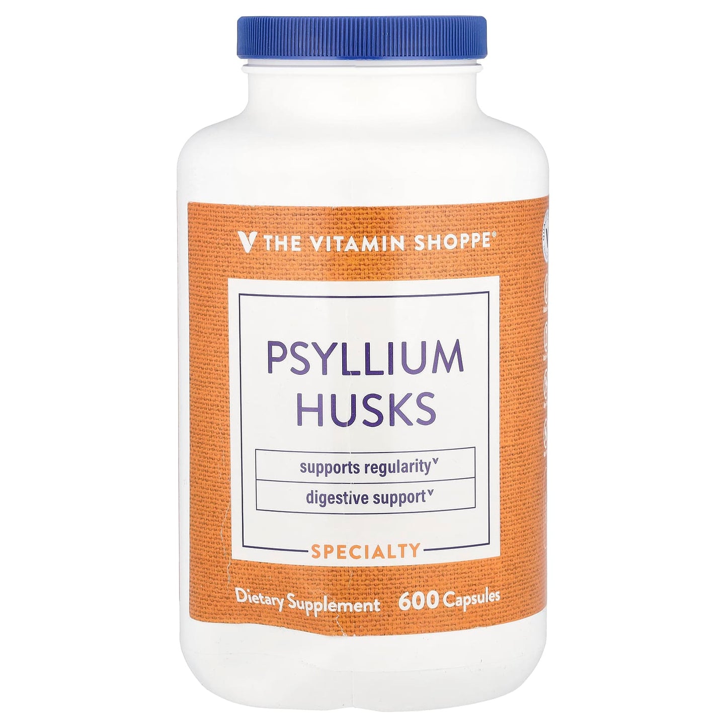 The Vitamin Shoppe, Psyllium Husks, 600 Capsules (720 mg per Capsule) - Image 1