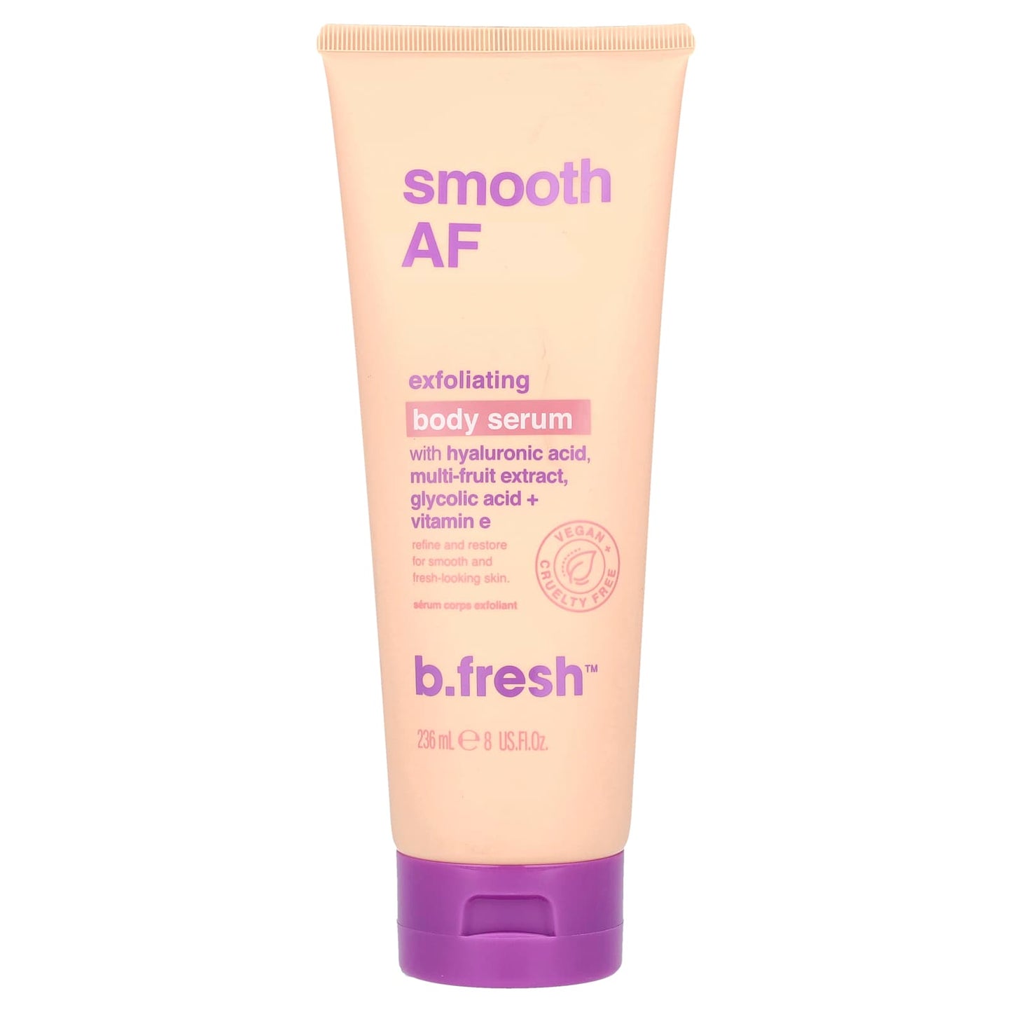 Exfoliate & Refine with b.fresh Smooth AF Body Serum 8oz - Image 1