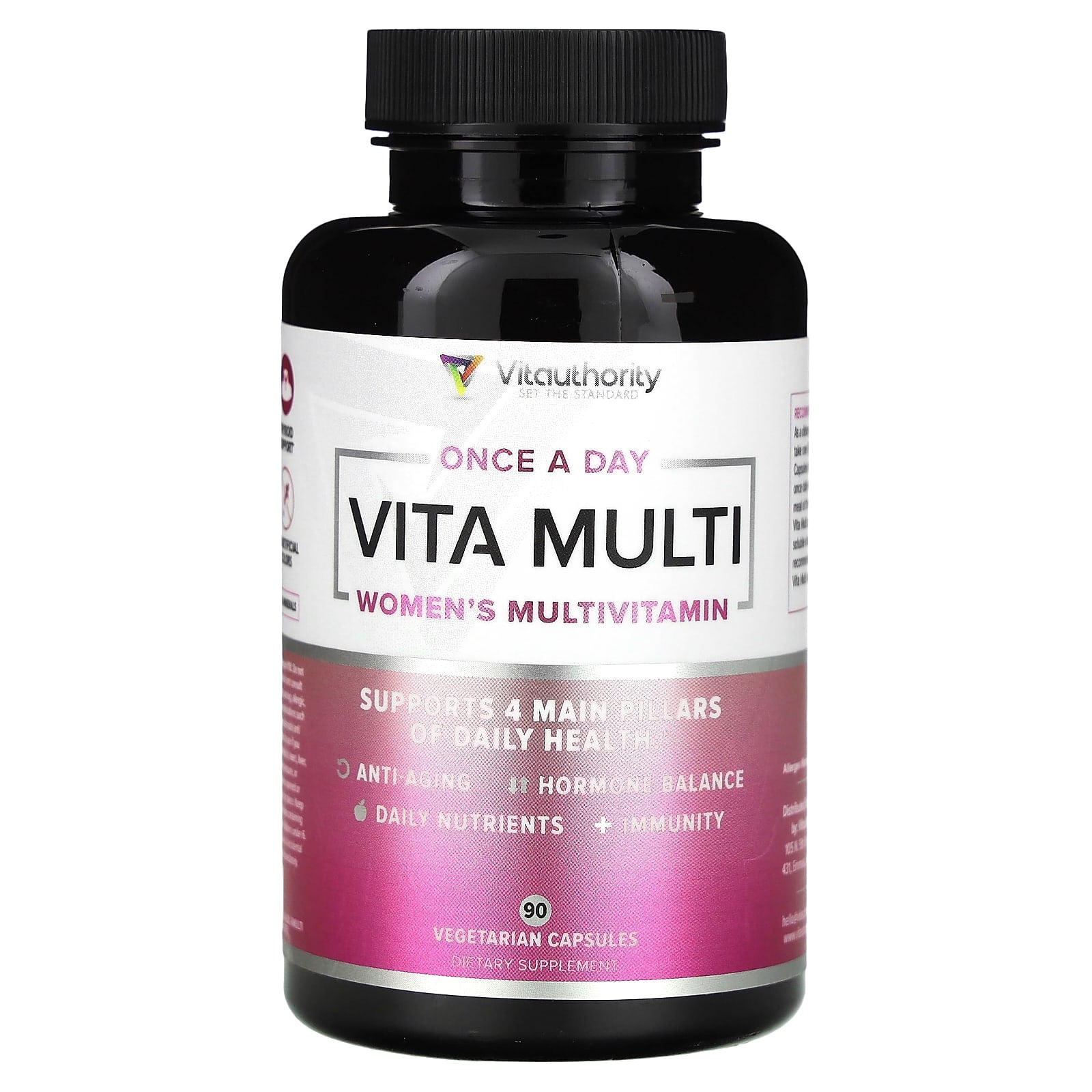 Vitauthority, Vita Multi, Women's Multivitamin, 90 Vegetarian Capsules - Image 1