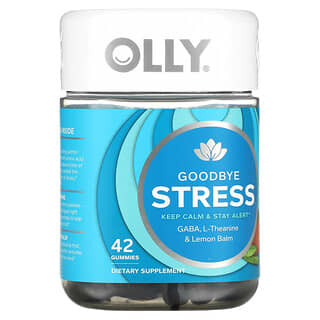 OLLY Goodbye Stress Berry Verbena Gummies for Anxiety Relief