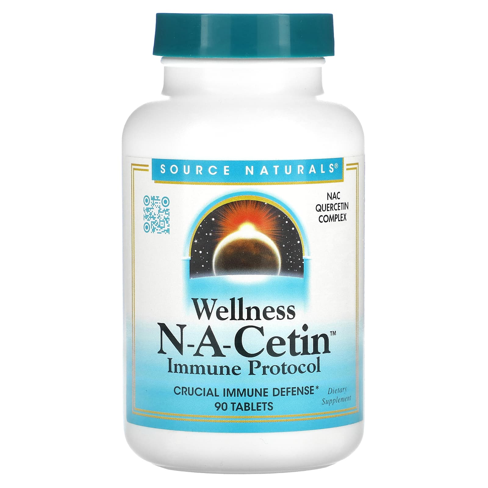 Source Naturals, Wellness N-A-Cetin®, 90 Tablets - Image 1