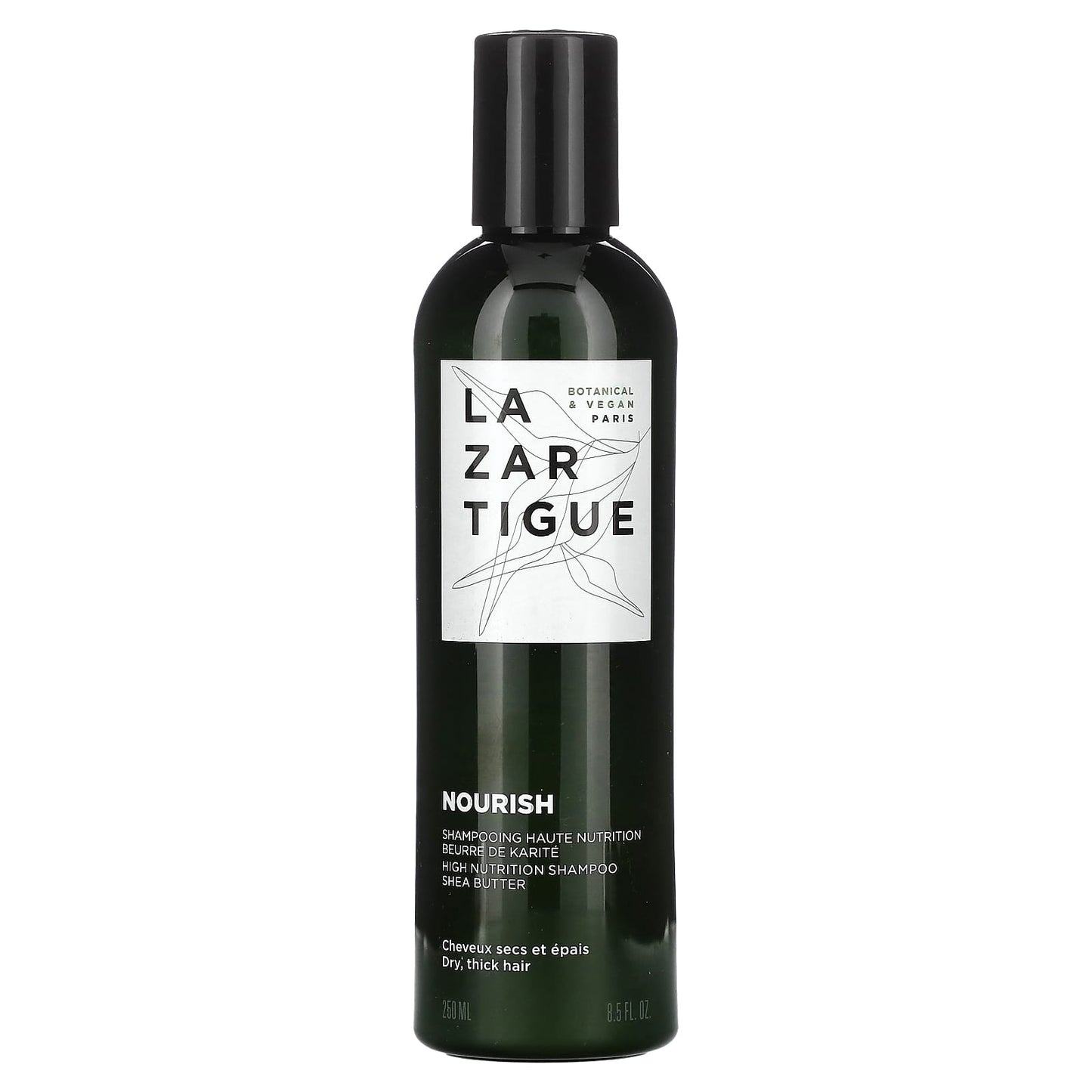 Lazartigue, Nourish, High Nutrition Shampoo, Shea Butter, Dry, Thick Hair, 8.5 fl oz (250 ml) - Image 1