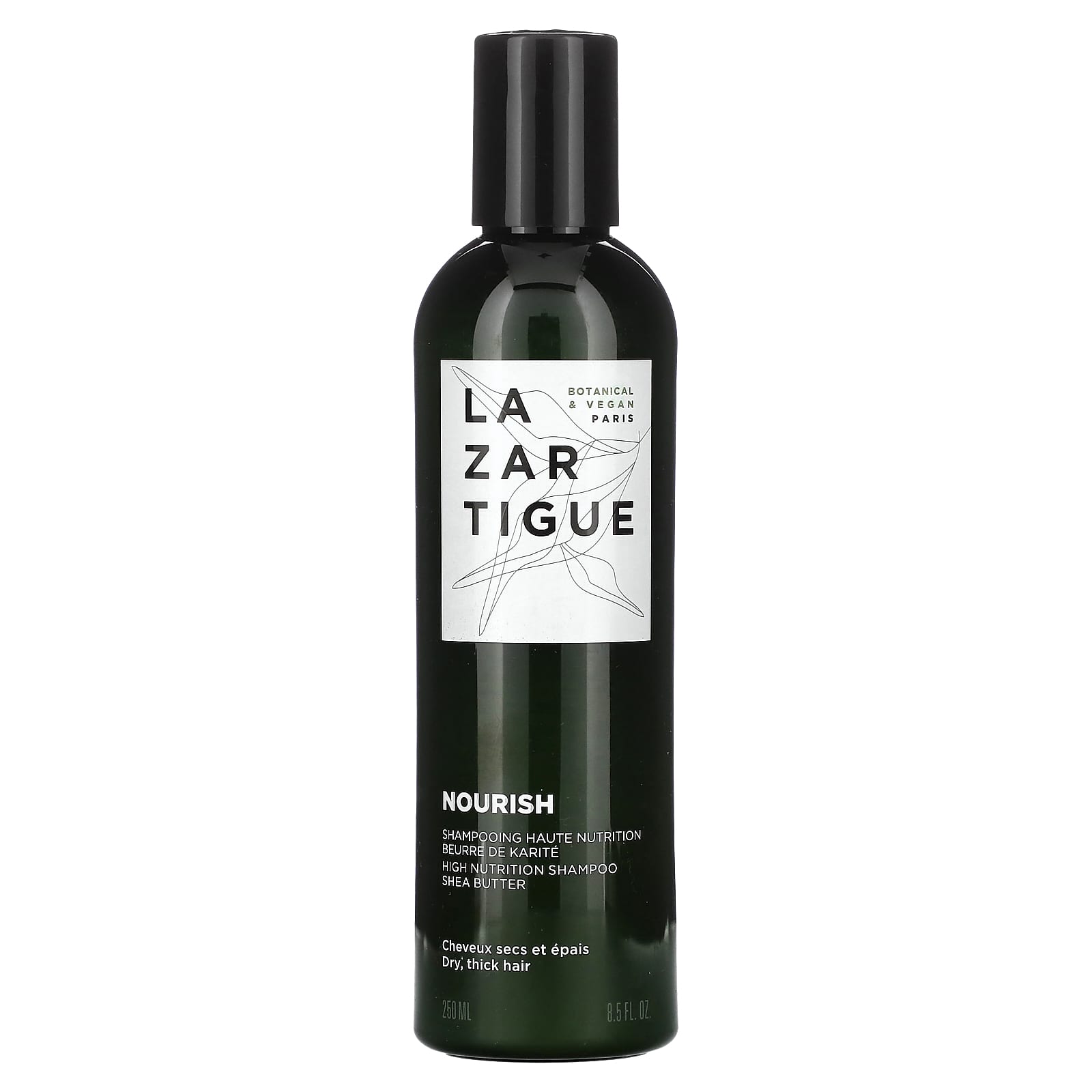 Lazartigue, Nourish, High Nutrition Shampoo, Shea Butter, Dry, Thick Hair, 8.5 fl oz (250 ml) - Image 1