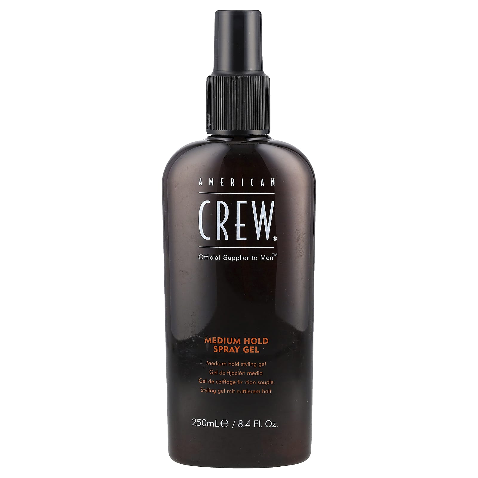 American Crew Medium Hold Spray Gel for Men, 8.4 fl oz - Image 1
