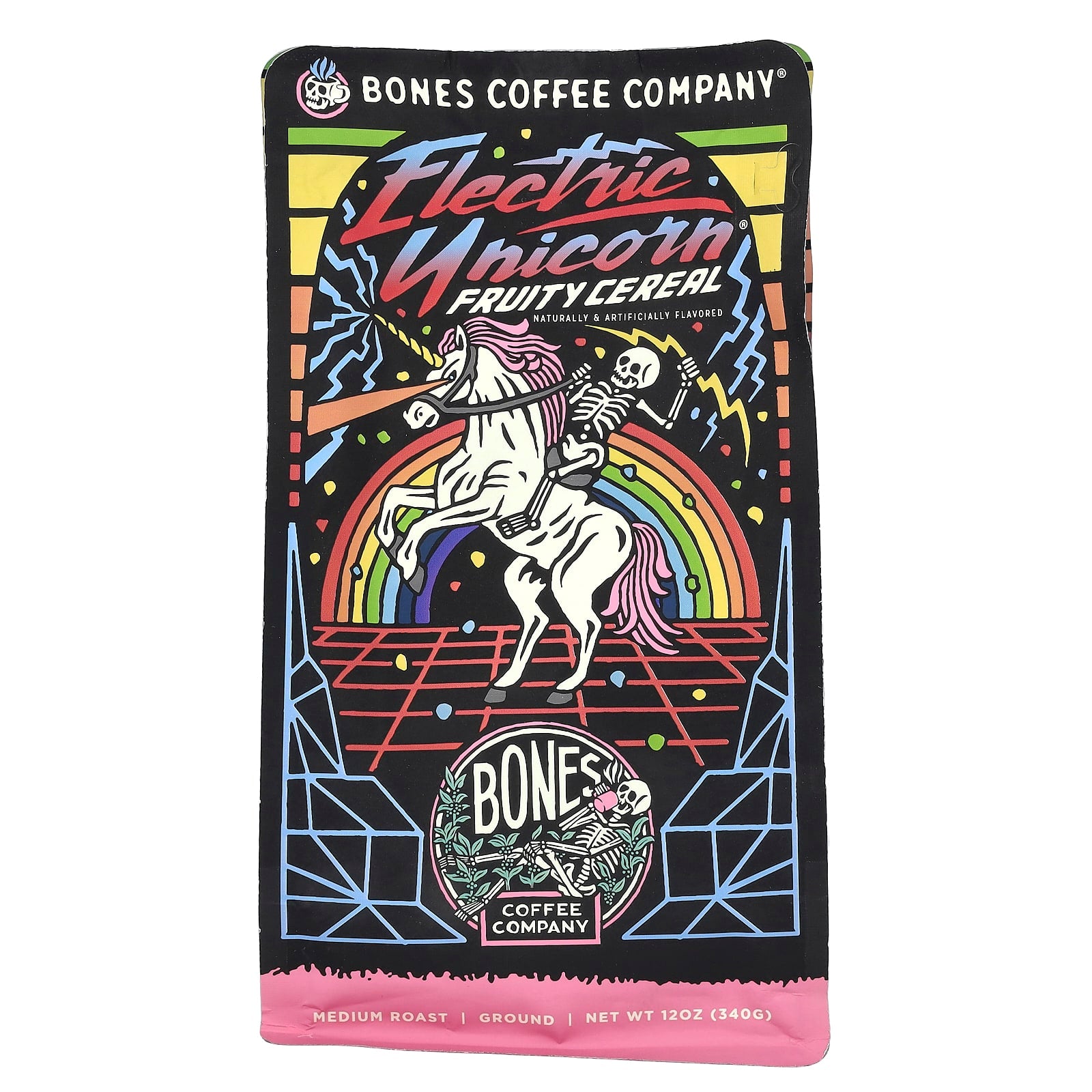 Bones Coffee Company - Electric Unicorn Fruity Cereal Medium Roast Coffee - Image 1