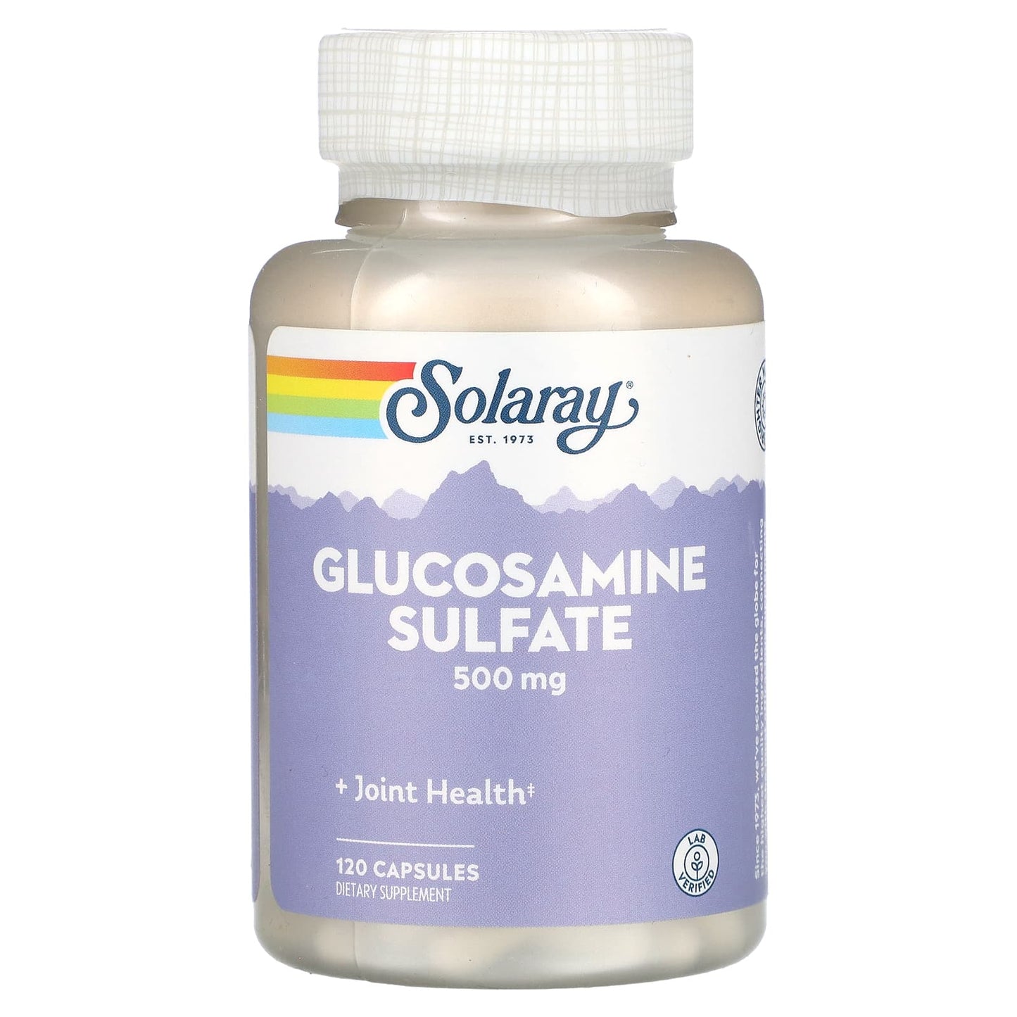 Solaray, Glucosamine Sulfate, 500 mg, 120 Capsules - Image 1