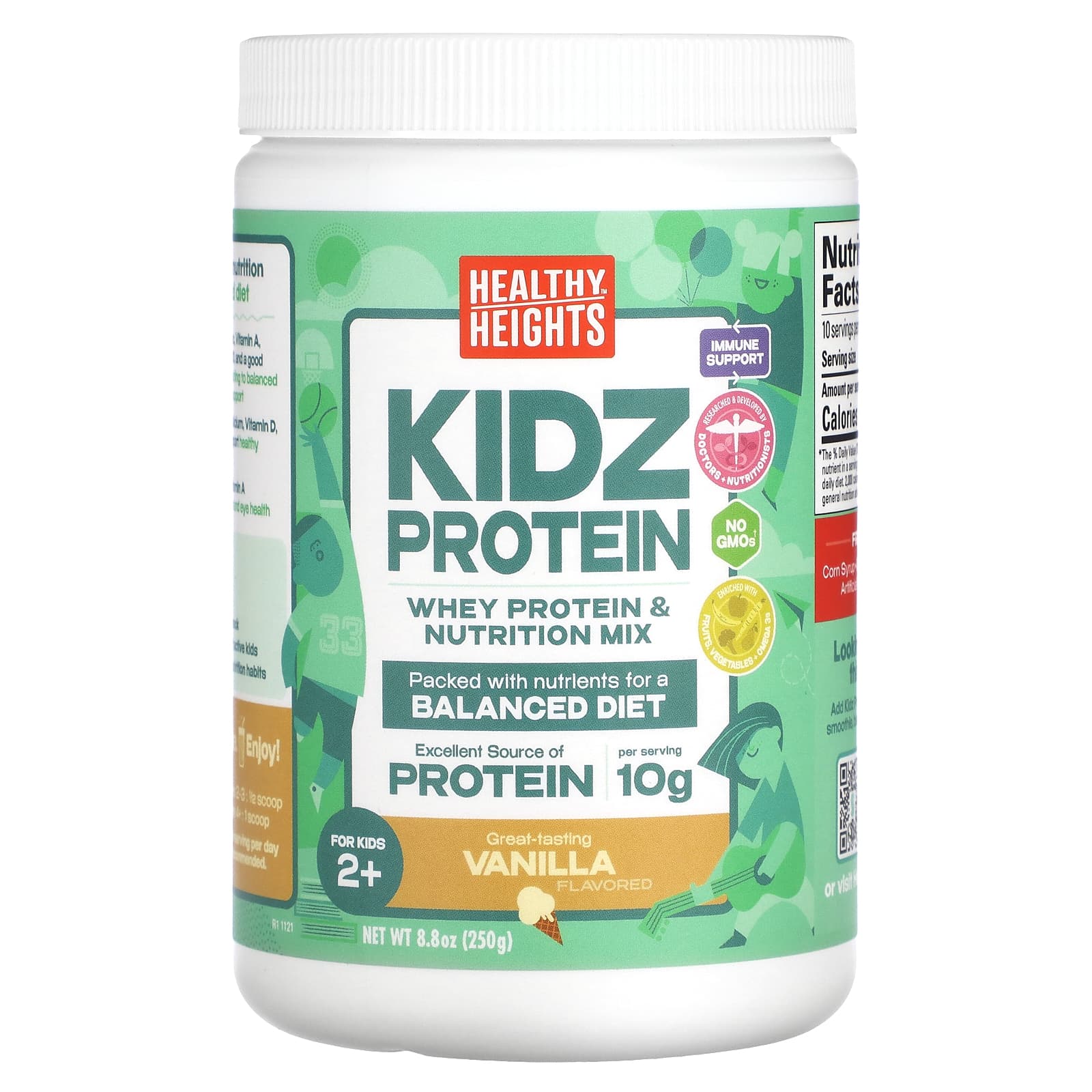 Healthy Kidz Vanilla Protein Shake Mix for Kids 2+, 250g - Image 1