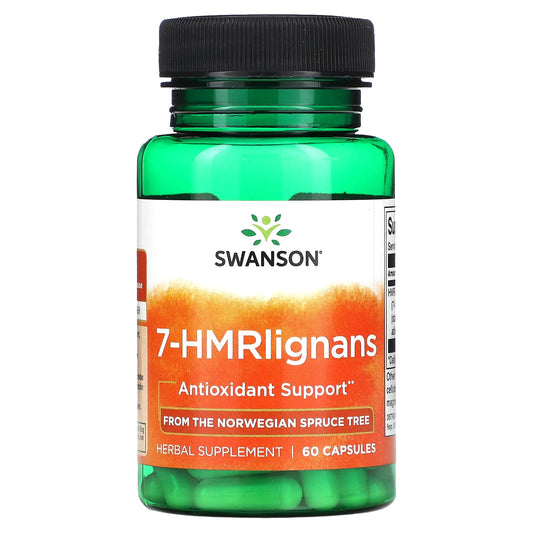 Swanson, 7-HMRlignans, 60 Capsules (40 mg per Capsule) - Image 1